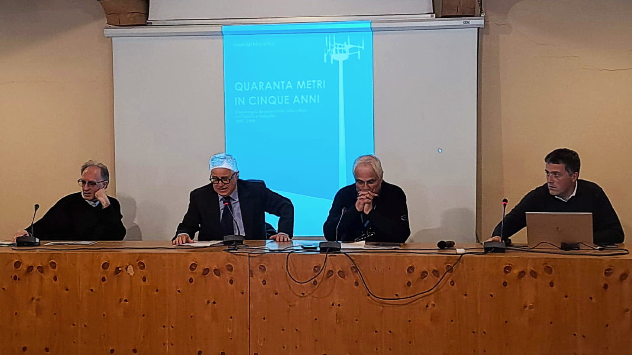 Presentato alla biblioteca Antonelliana di Senigallia il libro «Quaranta metri in cinque anni» di Gianluigi Mazzufferi