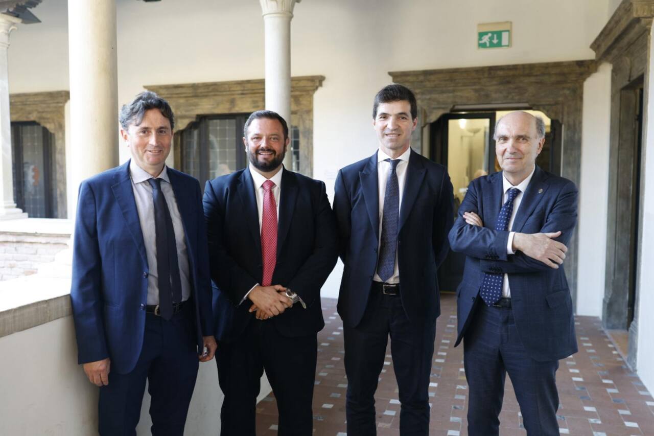 Mario Pelonghini, Mirco Carloni, Francesco Acquaroli, Giorgio Calcagnini