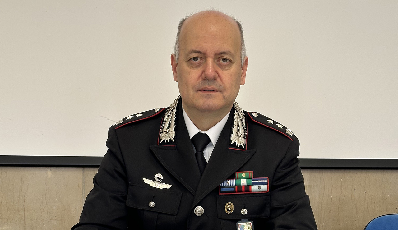 il comandante del reparto operativo provinciale dei carabinieri di Macerata, tenente colonnello Massimiliano Mengasini
