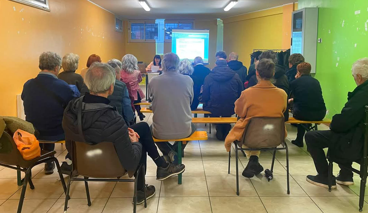 Relazione di Annamaria Mori, presidente del Gruppo Società e Ambiente (Gsa) di Senigallia, durante l'assemblea dei soci del 28 marzo 2025