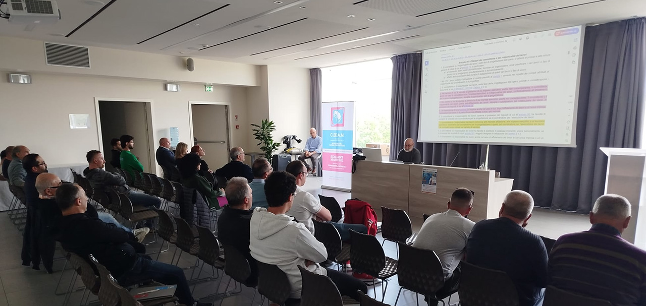 Al centro del seminario che si è svolto a Fano i temi della salute e della sicurezza nel settore edile