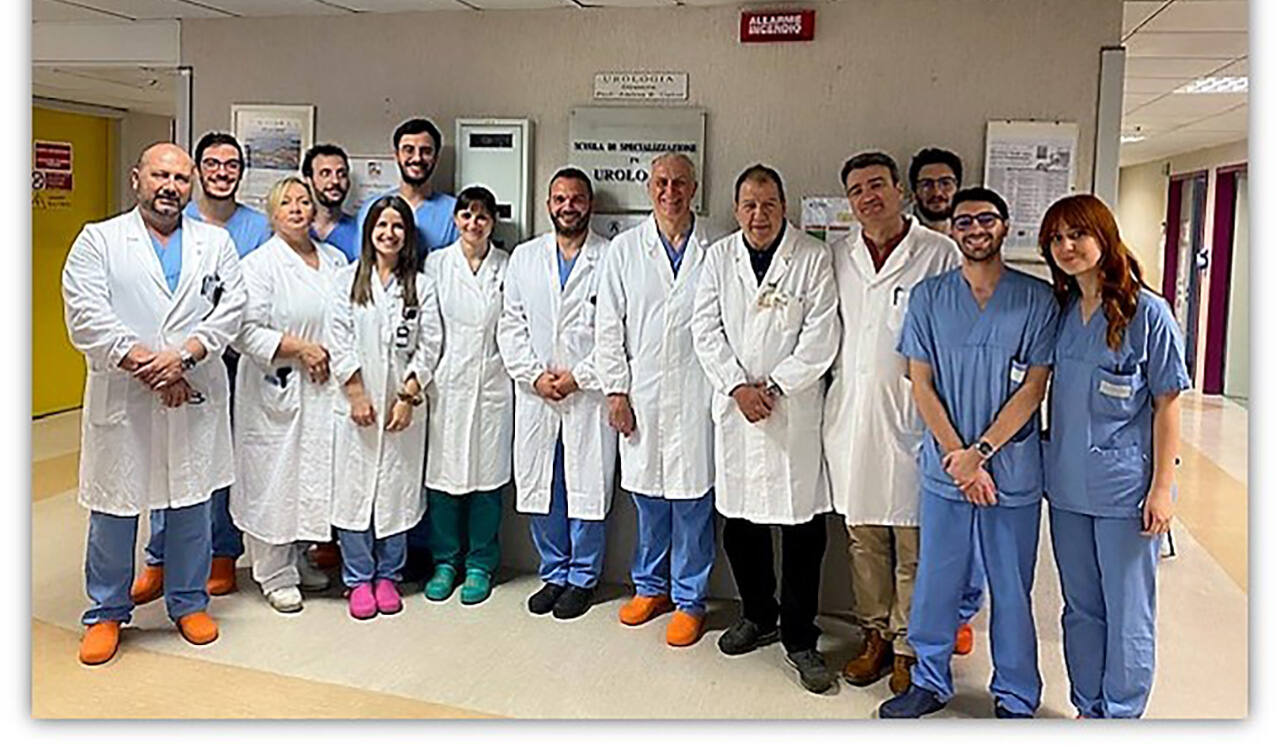 Lo staff della Clinica Urologica dell'Azienda Ospedaliero Universitaria delle Marche