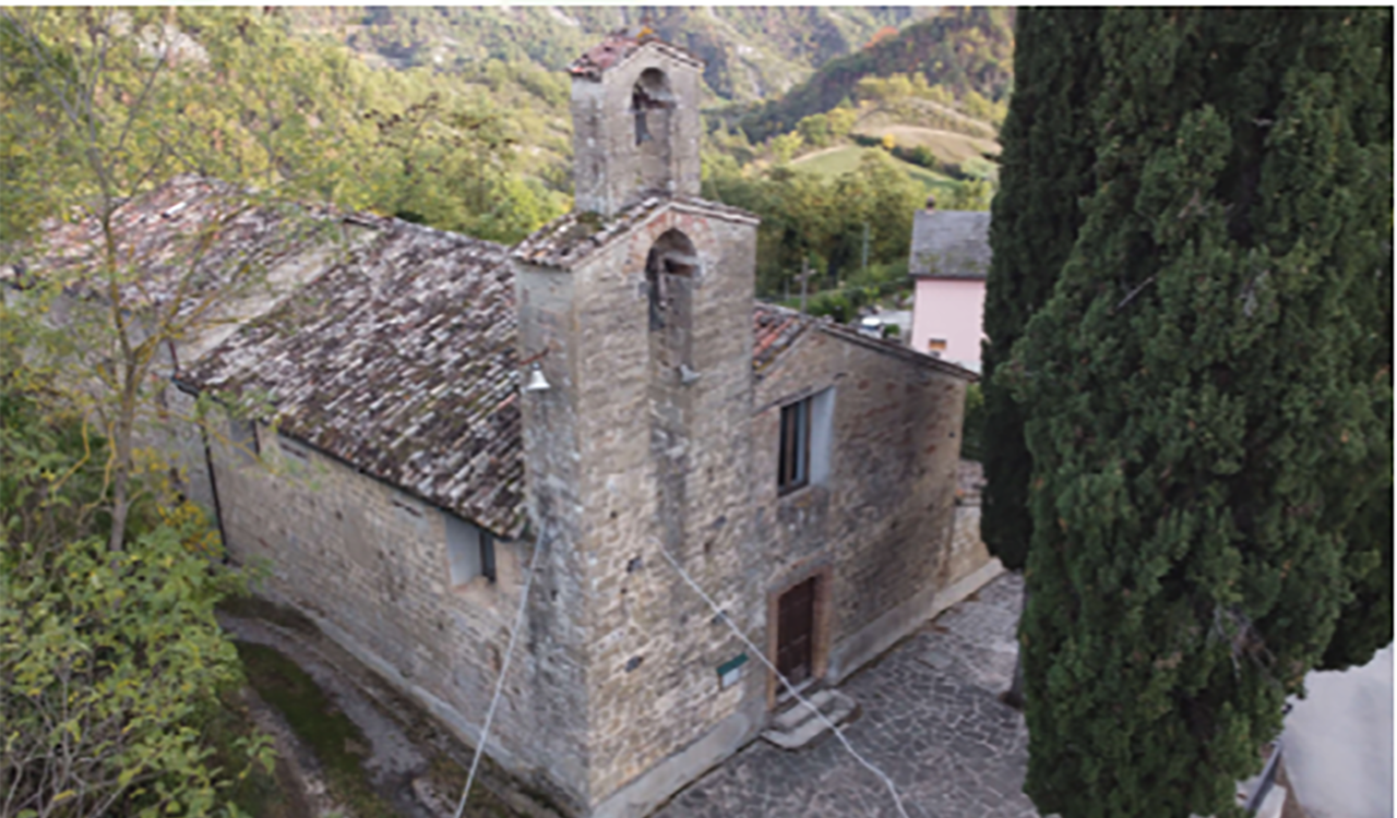 La chiesa dei Santissimi Nicola e Ilario a Roccafluvione (Ap) (Foto: Agenzia Ricostruzione)