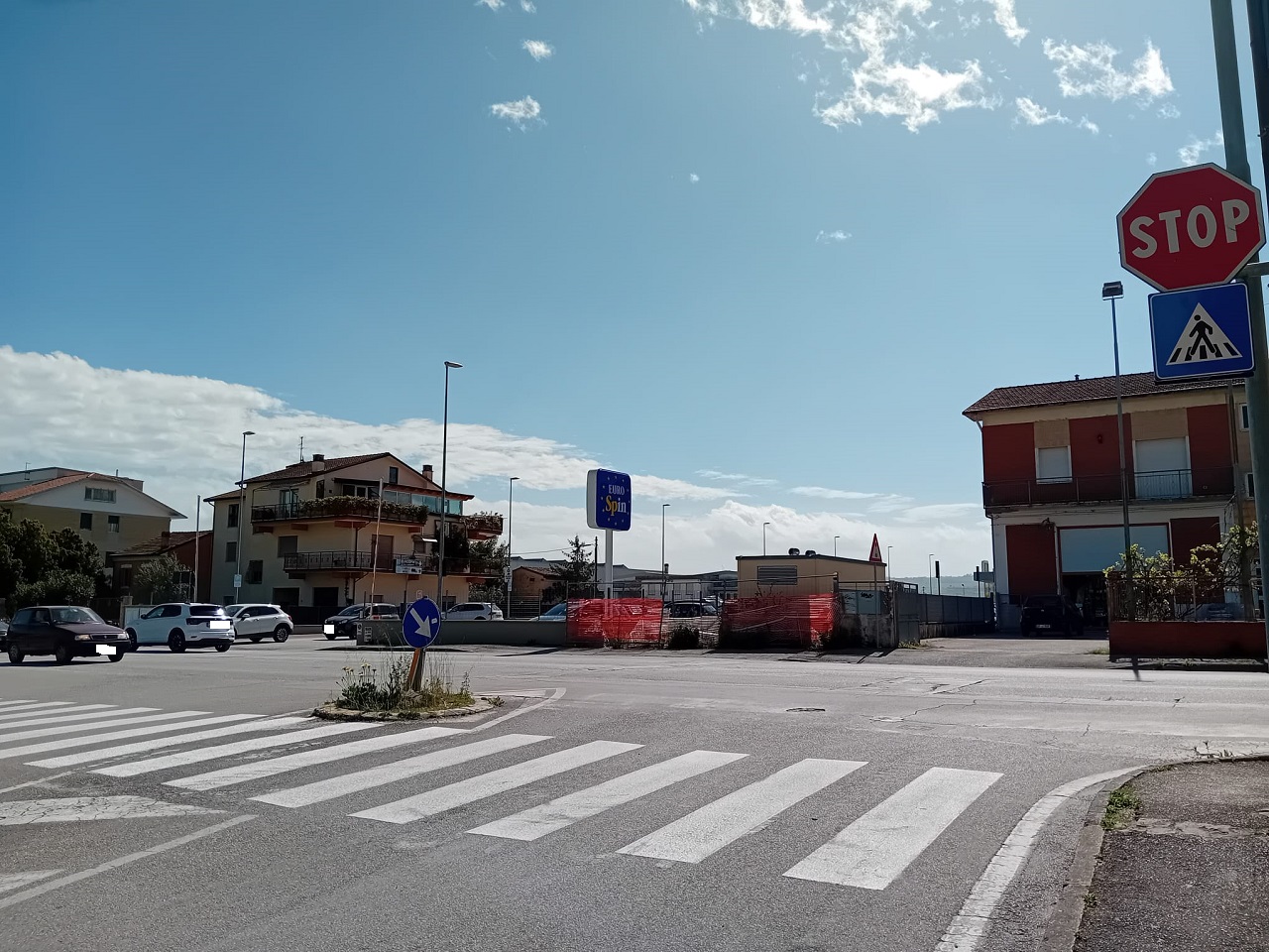 L'incrocio tra via Asiago e via Gallodoro