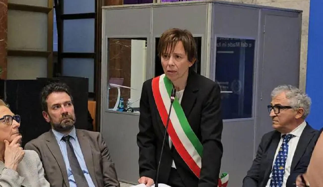 Il sindaco di Fabriano, Daniela Ghergo