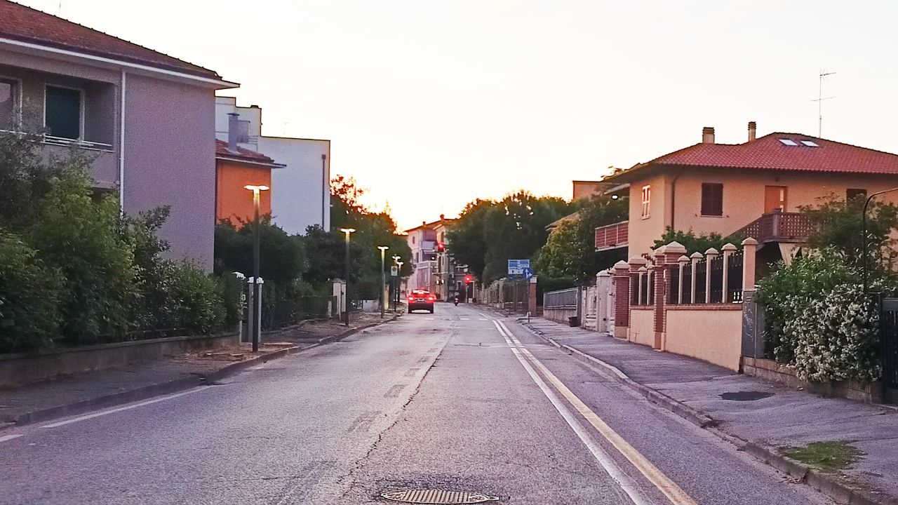 Via Mercantini a Senigallia