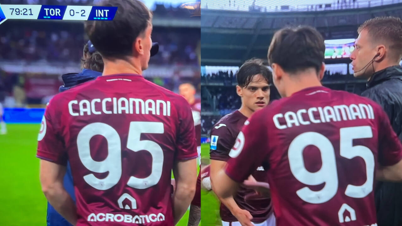 Esordio di Cacciamani in Torino-Inter