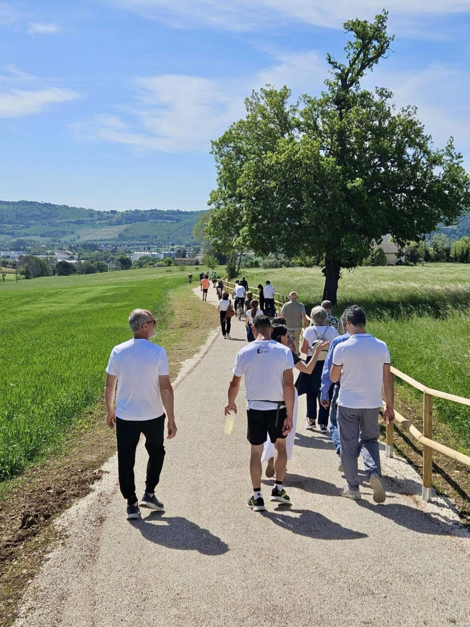 Inaugurazione pista ciclabile Montecassiano