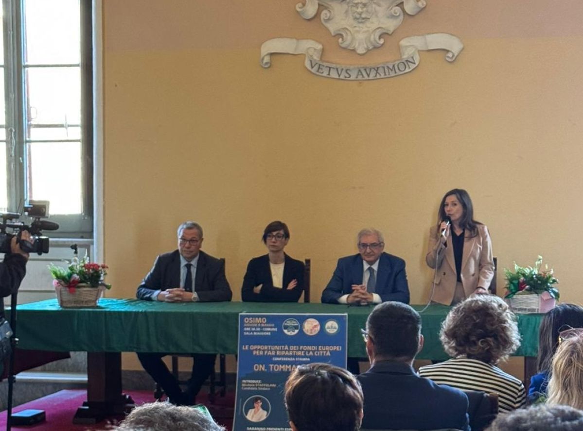 Il ministro Tommaso Foti a Osimo