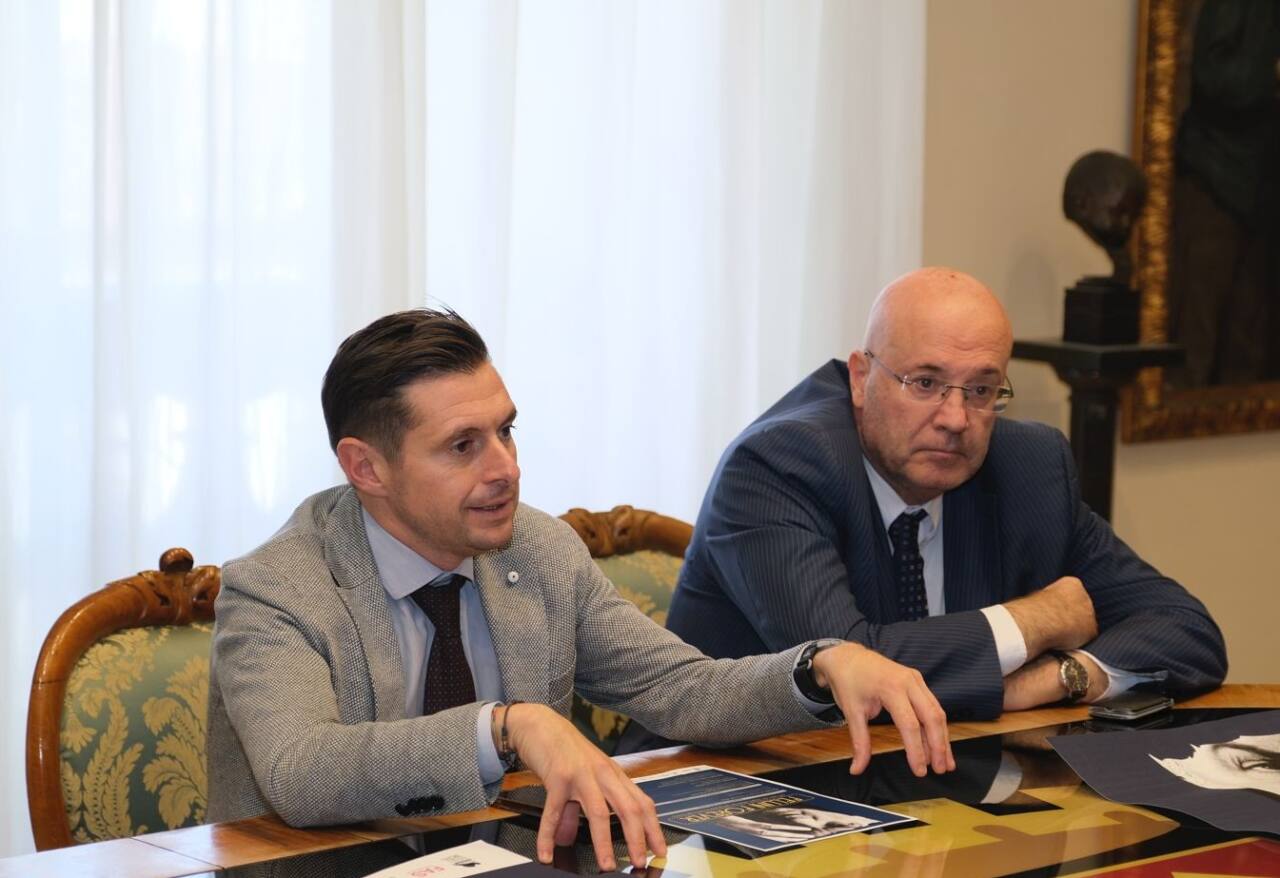 Il sindaco Fioravanti e l'assessore Silvestri