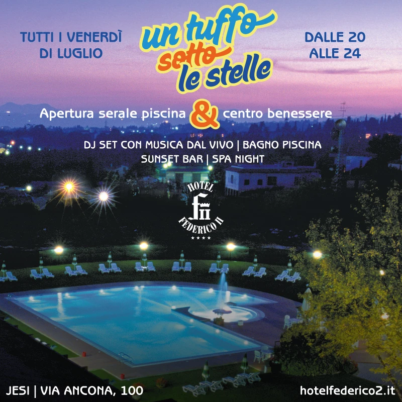 Piscina esterna Hotel Federico II Jesi