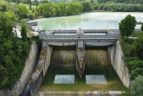Tolentino, riapre il ponte sulla diga del lago “Le Grazie”